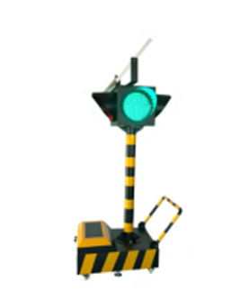 玛沁太阳能移动信号灯