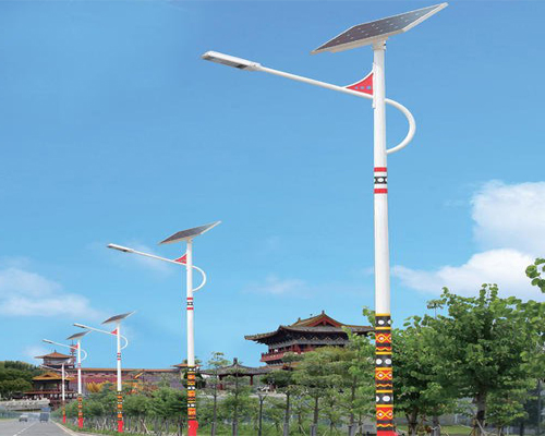 玛沁民族特色路灯